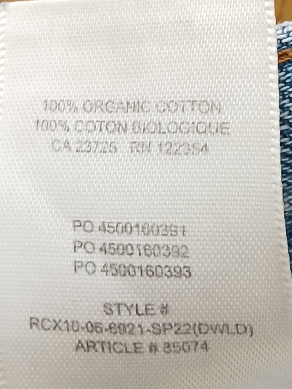 Denim Forum Light Blue High-Rise Cutoff Jean Shorts - Picture 9 of 9